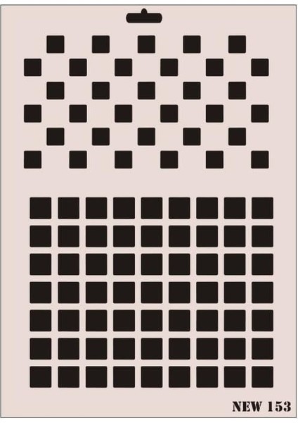 Rich New Seri N-153 Stencil 35X25 cm