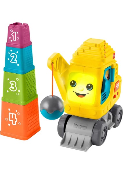 Fisher Price Sesli ve Işıklı Eğitici Vinç HWY62