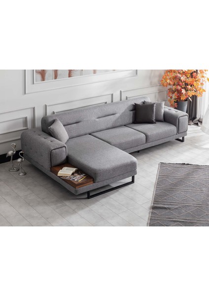 Viola Sol Köşe Koltuk Gri fiyatları