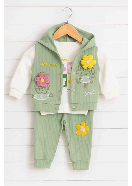 Kız Çocuk Üçlü Lüks Takım