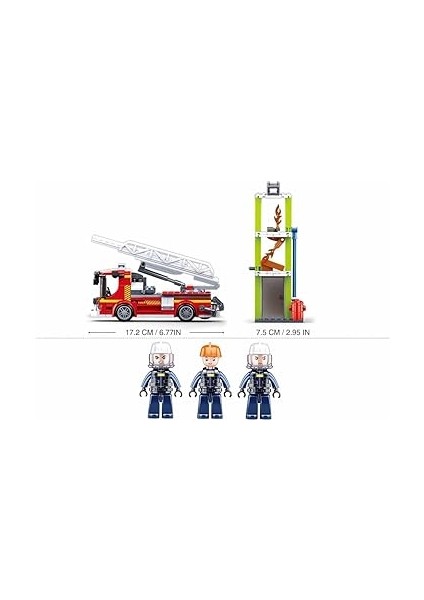 Fire Itfaiye Kamyonu Yapım Seti, 343 Parça fiyatları