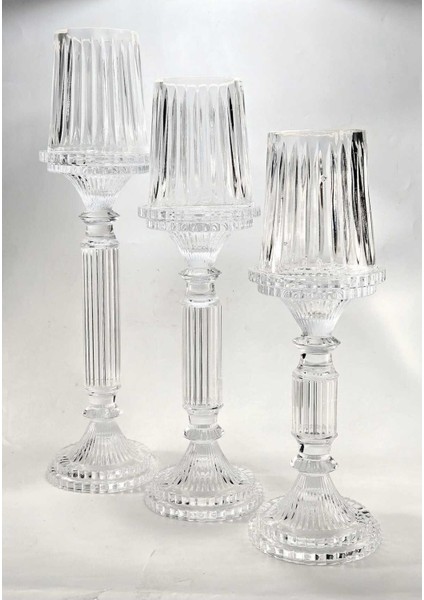 El Yapımı Kristal Dekoratif Mumluk Set 3'lü fiyatları