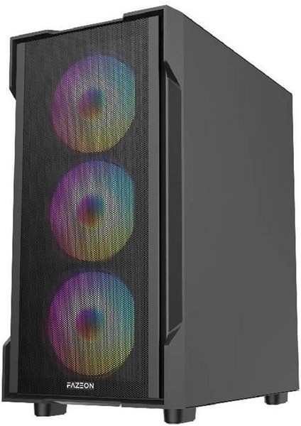 F1 M650BBM 650W 80 4x Raınbow Fıxed LED Fan Mıcro Atx 2xusb3.0 Siyah Kasa modelleri