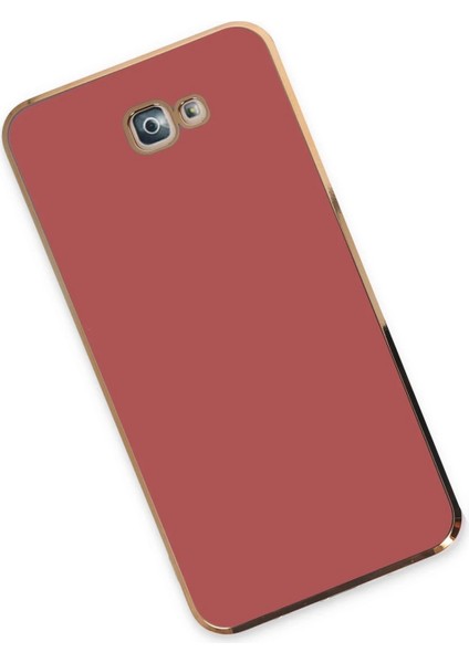 Samsung Galaxy J7 Prime Kılıf Volet Silikon - KIRMIZI-(5796) - N742J272-M83742 modelleri