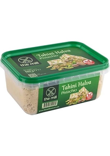 The Mill Antep Fıstıklı Tahin Helvası 500 gr Pet (2&apos;li Paket) - Doğal Lif Kaynağı - Helal - Vegan Dostu - Kahvaltılar Için Ideal ve Atıştırmalık - Enerji Verir - Lezzetli fiyatları