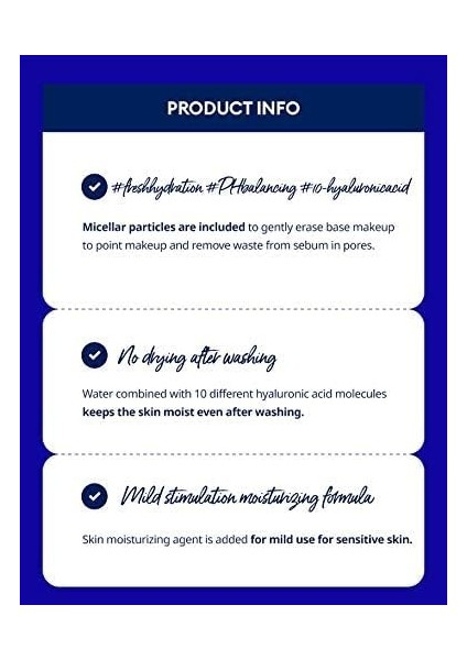 Mıssha 10 Çeşit Hyalüronik Asit Içeren Makyaj Temizleme Suyu 500ML Super Aqua Ultra Hyalron Cleansing Water modelleri