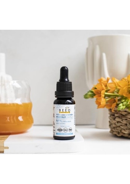 Bee&apos;o Up Propolis D3+K2 Suda Çözünebilir Damla%15 20ML