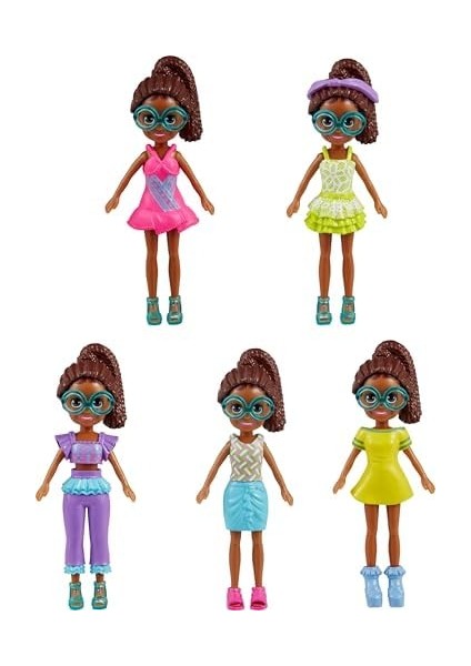 Rio Bebek ve Aksesuar Seti, Kıyafet ve Seyahat Çantaları Dahil Olmak Üzere Toplamda 49 Aksesuarla 4 Adet 7,6 cm Oyuncak Bebek ve Aksesuar Seti fiyatları