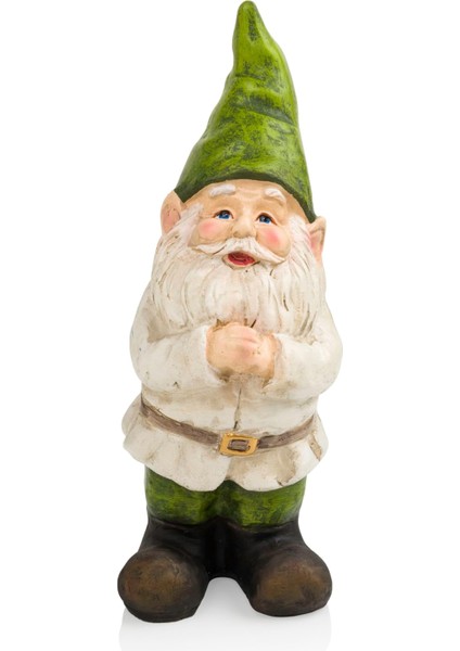 Corporation 30,48 cm Uzunluğunda Açık Hava Bahçe Cücesi Katlanır Eller Avlu Heykeli Dekorasyon