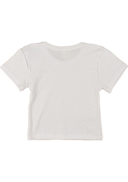 Good Karma Baskılı Beyaz Crop Top fiyatları