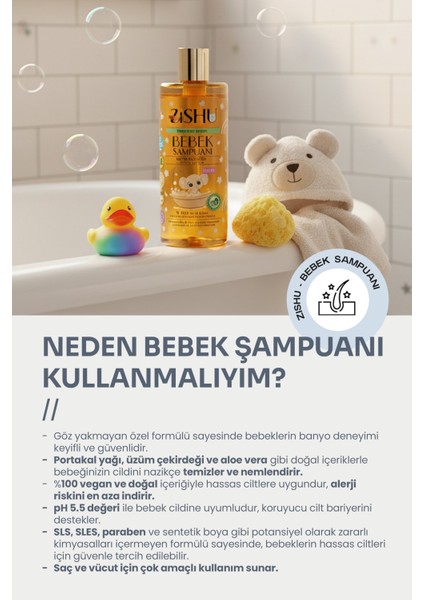 Bebek Saç ve Vücut Şampuanı 400 ml