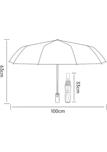 Buğz Siyah El Fenerli Şemsiye fırsatları