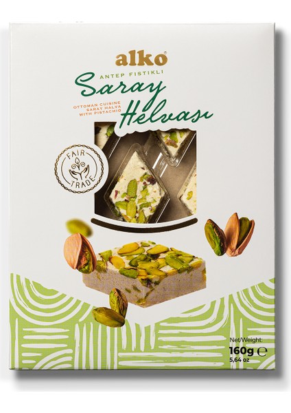 Saray Helvası Antep Fıstıklı 160 gr