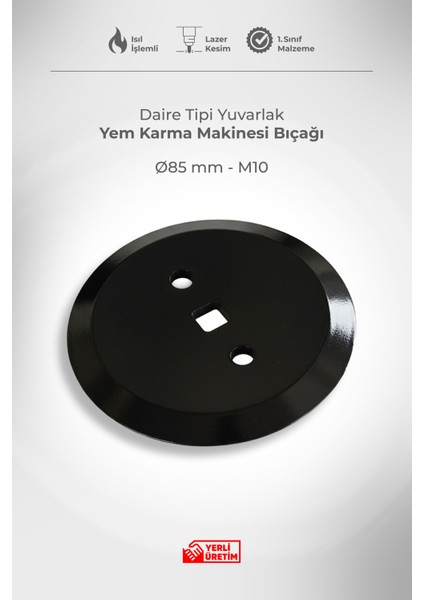 Daire Tipi Yuvarlak Yem Karma Makinası Bıçağı