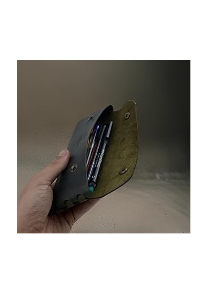 Deri Kalemlik, El Yapımı Deri Küçük Kalem Kutusu – Iş, Ofis, Okul Aksesuar Tutucu, Klasik ve Minimal El Yapımı Tasarım Vintage Kalemlik fiyatları