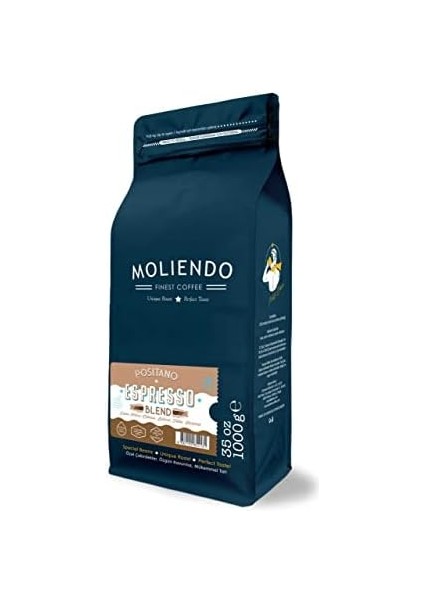 Moliendo Finest Coffee Positano Espresso Blend Kahve (Çekirdek) 1000 G fiyatları