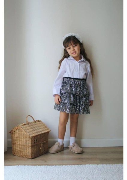 Gömlekli Pullu Etekli Takım