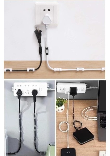 Kablo Sabitleyici Klips Seti 20 Adet modelleri