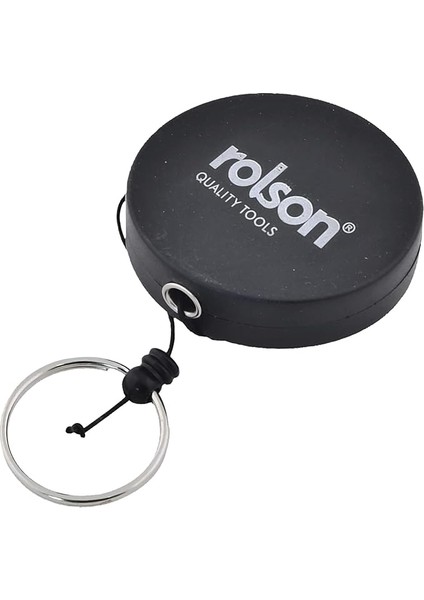 60109 Recoil Key Ring, Black