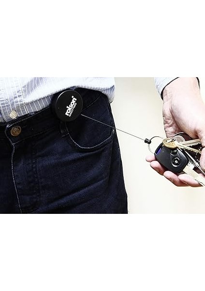 60109 Recoil Key Ring, Black fırsatları