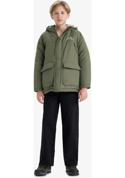 Erkek Çocuk Su Itici Kapüşonlu Polar Astarlı MONT E9285A825WN fiyatları