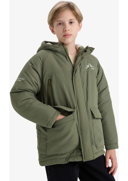 Erkek Çocuk Su Itici Kapüşonlu Polar Astarlı MONT E9285A825WN fırsatları