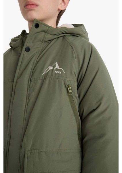 Erkek Çocuk Su Itici Kapüşonlu Polar Astarlı MONT E9285A825WN indirimleri