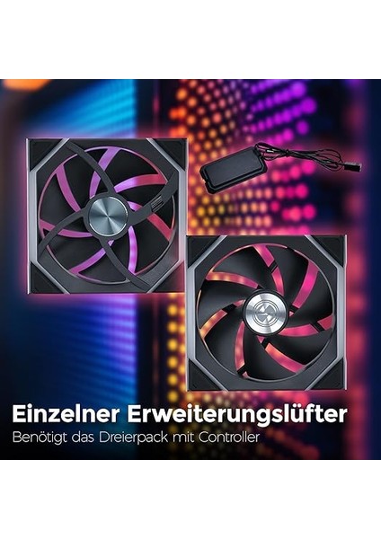 Li Unı Fan Sl Wıreless 1X120MM Siyah Kasa Fanı (G99.12SL1W1B.00) modelleri
