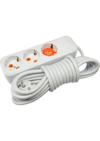 Elektrik Uzatma Kablosu 3'lü 10 Mt. ROYALEKS-82296