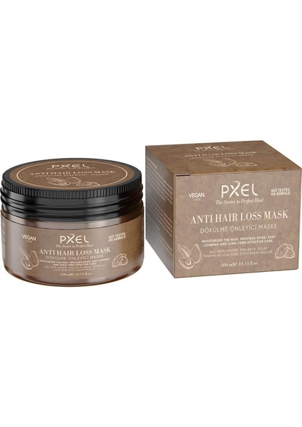 Pxel Dökülme Önleyici Saç Maskesi 300 ml | Zayıflayan Incelen ve Dökülen Saçlar | Vegan Saç Maskesi fiyatları