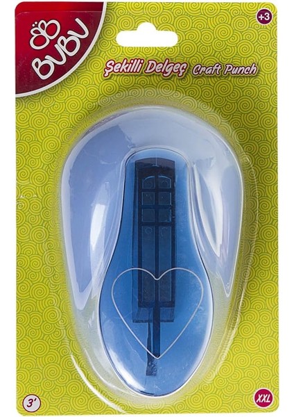 Delgeç Şekilli Eva ve Kağıt Kalp 3 DE0013