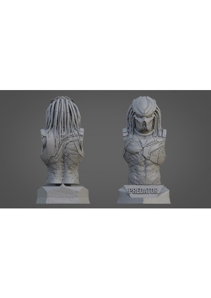 Predator Ultra Detaylı Desteksiz Göğüs 3D Model (Sadece Plastik Aparattır!!!) 3D fiyatları