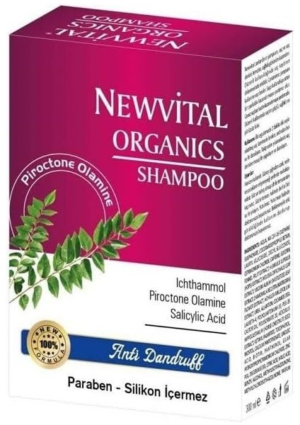 Rc Farma Newvital Organics Anti Dandruff Şampuan 300ML