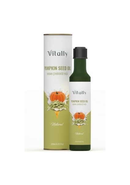 Vitally Kabak Çekirdeği Yağı 250 ml (Soğuk Sıkım) fiyatları