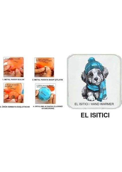 Mavi Bereli Köpek Cep Sobası,el Isıtıcı,sıcak Su Torbası Pvc 10X9,5CM modelleri