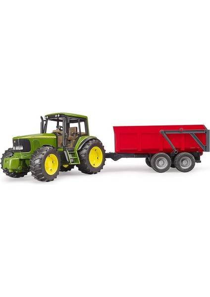 BR02057 Deere 6920 Traktör+ Kırmızı Römork