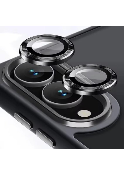 S25 Edge Ile Uyumlu Kamera Lens (Siyah)