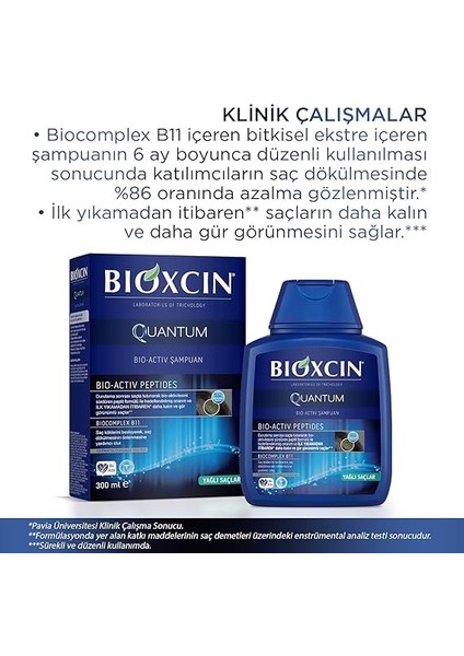 Quantum Bio-Activ Yağlı Saçlar Için Şampuan (1 x 300 Ml) fırsatları