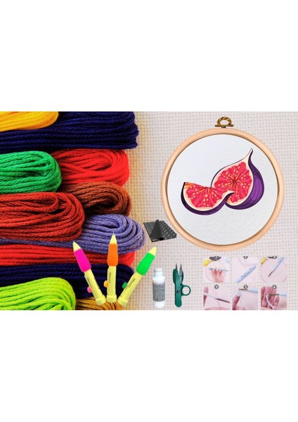 Punch Seti Nakış Seti Kasnaklı Kendin Yap Seti Seri 5