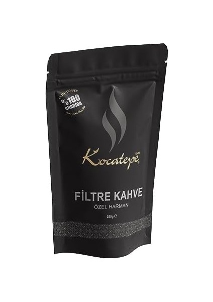 Kocatepe Kahve Filtre Premium, Folyo, 250GR