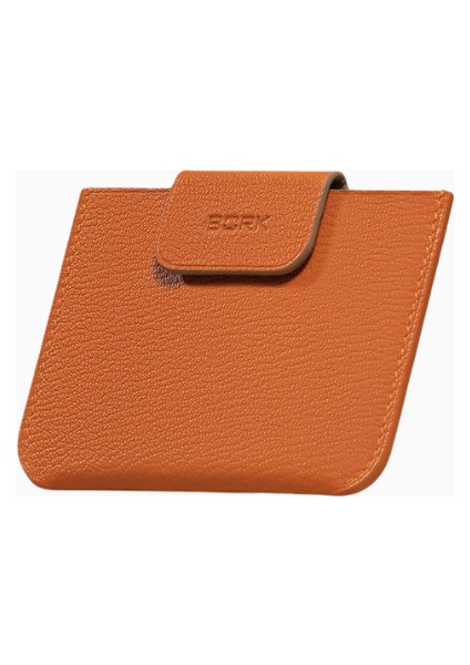 Wallet HL711 Or Fransız Deri Turuncu Cüzdan