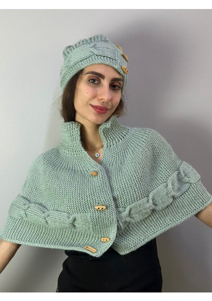 El Örgüsü Bere Bolero Kadın Set