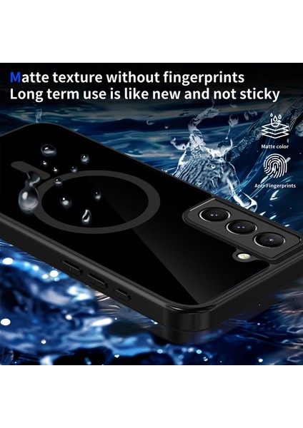 Samsung Galaxy S21 Fe 5g Kılıf, Manyetik Yarı Saydam Mat Darbeye Dayanıklı ve Parmak Izi Önleyici Koruyucu Kılıf-Siyah (Yurt Dışından) modelleri