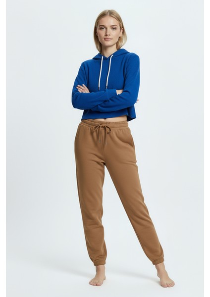 Jogger Paça Eşofman Altı Hardal 3013