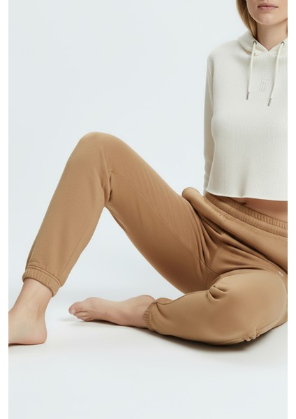 Jogger Paça Eşofman Altı Hardal 3013