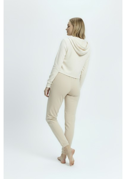 Jogger Paça Eşofman Altı Bej 3013 fırsatları