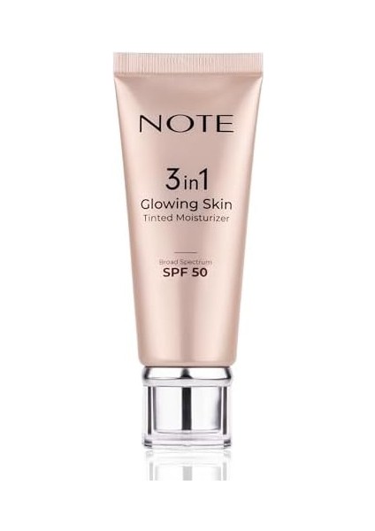 Note 3 In 1 Glowing Skin Tinted Moisturizer 50 Spf Işıltılı Aydınlatıcı Krem modelleri