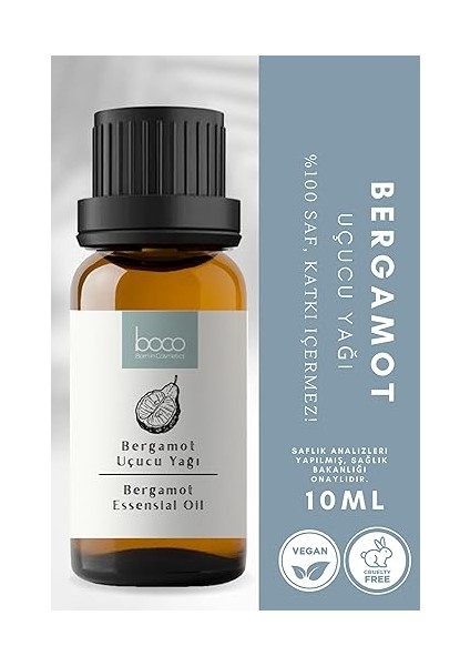 Born In Cosmetics %100 Saf ve Doğal Bergamot Uçucu Yağı, Aromaterapi, Buhurdanlık, Difüzör, Masaj, Koku, Uyku, Banyo, Spa, Cilt ve Saç Bakımı Için Esansiyel Yağ 10 ml Citrus Bergamia fiyatları
