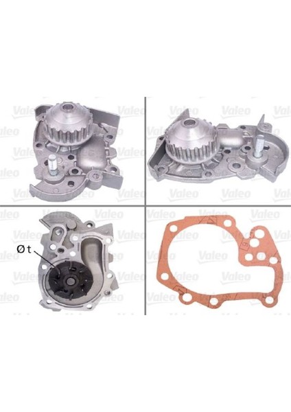 VALEO506099 - Devirdaim Su Pompası R19 Clıo I Express 1.4 Enj E6J E7J