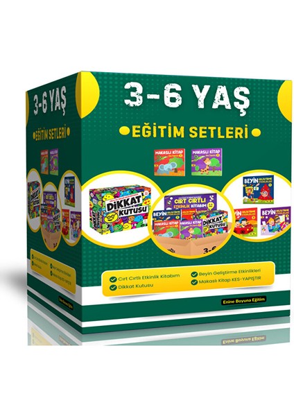 3-6 Yaş Temel Eğitim Seti (4 Set) fiyatları